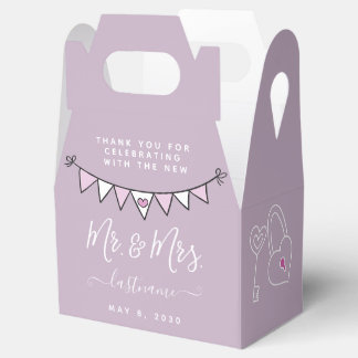 Casamento de Luxo Favorece Caixas de Favor para Co