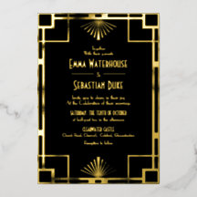 Casamento de Luxo Great Gatsby Art Deco
