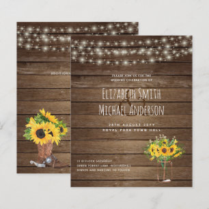 Casamento de Luzes Rústicas de Orçamento Mason J