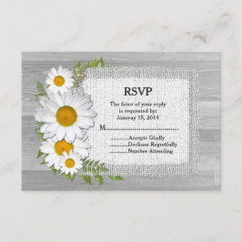 Casamento de madeiras-de-bico-margarida russa RSVP