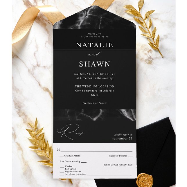 Casamento de Marble Negro (Criador carregado)