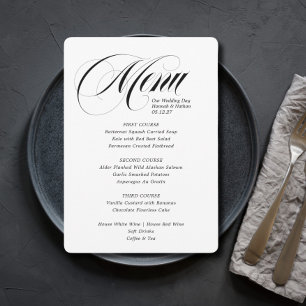 Casamento de Menu de Cabeçalho Luxe