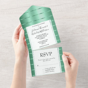 Casamento de Mint Green Ribbon