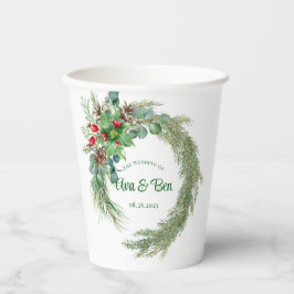 Casamento de moreira vermelha de pinheiro agulha