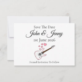 Casamento De Músicos De Violão Elétrico Salvar A D