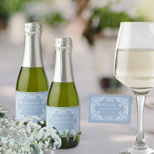 Casamento de Na moda do Elegante Dusty Blue Chic C