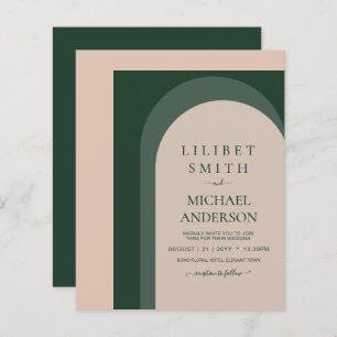 Casamento de Narração Verde Emerald