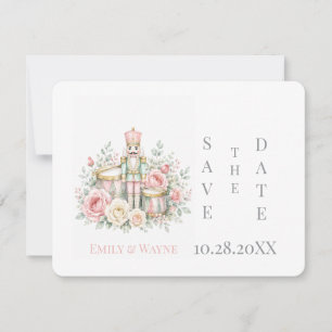 Casamento de Natal com Quebra-Nozes Pastel Save Th