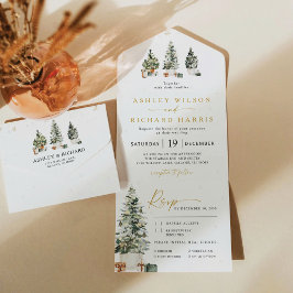Casamento de Natal de Pine Tree