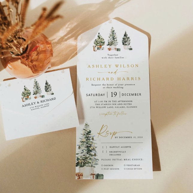 Casamento de Natal de Pine Tree (Criador carregado)