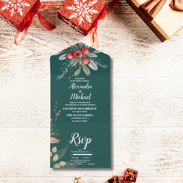 Casamento de Natal Greenery (Criador carregado)