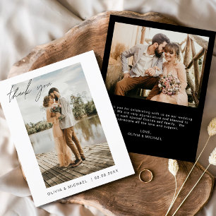 Casamento De Orçamento Obrigado Cartões Foto Minim