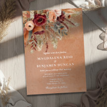 Casamento de Outono com Florais de Terracota Borgo