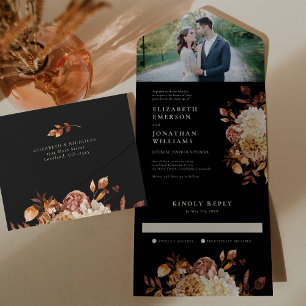 Casamento de Outono com Foto