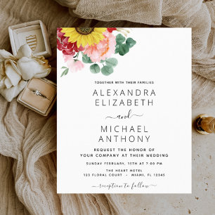 Casamento de País de Girassol de Orçamento