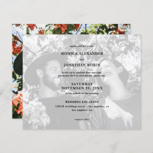 Casamento de Paisagem Preta e Branca do Orçamento