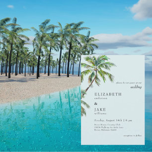 Casamento de Palmeira Tropical Seafoam