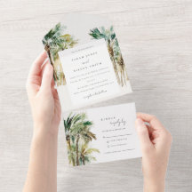 Casamento de Palmeiras Tropicais Elegante