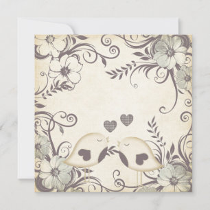 Casamento de Pássaros do Amor (em branco)