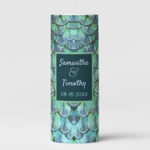 Casamento de Pena de Peacock Elegante Boêmia