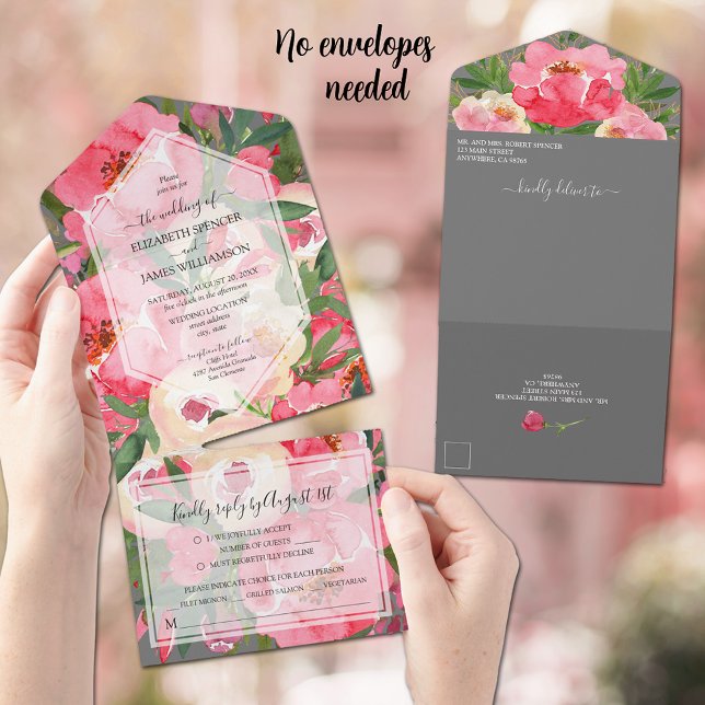 Casamento de Peões Cor-de-Água Rosa (Criador carregado)