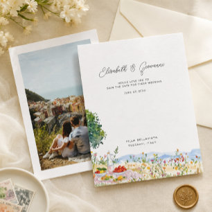 Casamento de Piquenique na Toscana Salve a Data