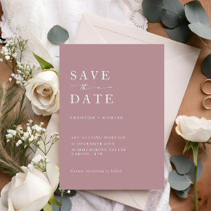 Casamento de poeira elegante Salve a data