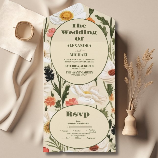 Casamento de Prados de Flor Selvagem Whimsical (Criador carregado)