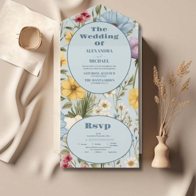 Casamento de Prados de Flor Selvagem Whimsical (Criador carregado)