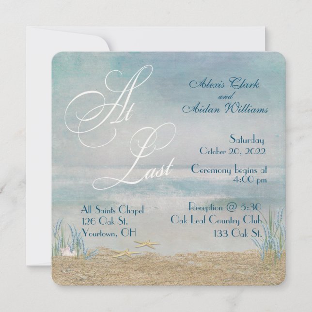 casamento de praia com estrelas (Frente)