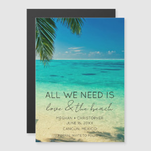 Casamento de praia de destino tropical Salvar a da