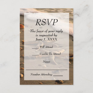 Casamento de praia ou evento RSVP