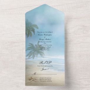 Casamento de praia tropical 