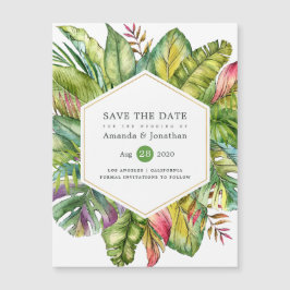Casamento de Praia Tropical de Watercolor Summer