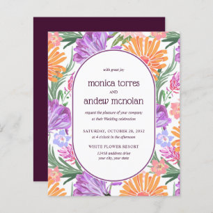 Casamento de primavera de Florais Amarelos Laranja