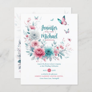 Casamento de Primavera de Verão de Aqua Silver Flo