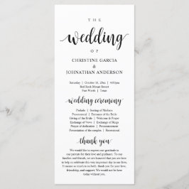 Casamento de, Programa Moderno de Cerimônia de Cas