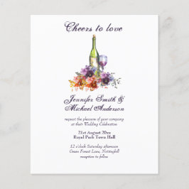 Casamento de Provando de vinho ou Inv de Chá de pa