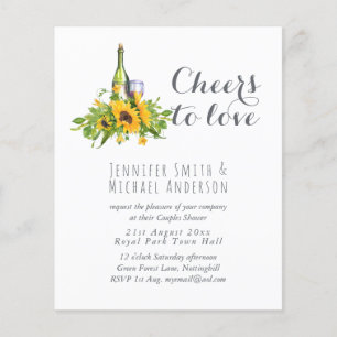 Casamento de Provando de vinho ou Inv de Chá de pa