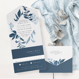 Casamento de Quadro Botânico Azure Azure Azure