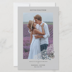 Casamento de Quadro Botânico de Fotografia de Or
