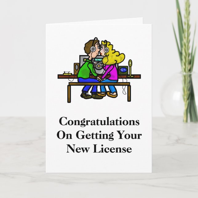 Casamento de rádio ou cartão de casamento (Frente)