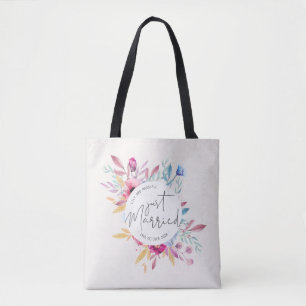 Casamento de Recem casados Elegante   Tote Bag