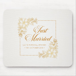 Casamento de Recens casados Elegante| Mousepad