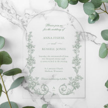 Casamento de Rosas Barrocas em Sage Elegante