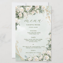 Casamento de Rosas Brancas Elegantes