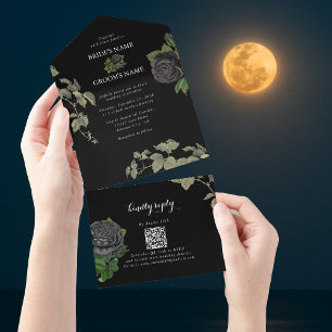 Casamento de Rosas Negras do Halloween
