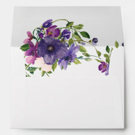 Casamento de Rosas Selvagens Violetas Azuis