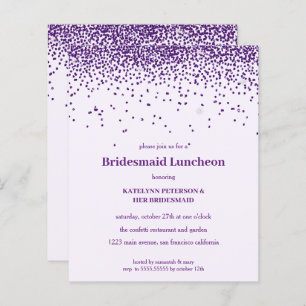 Casamento de Roupas Confetti Bridesmaids Luncheon