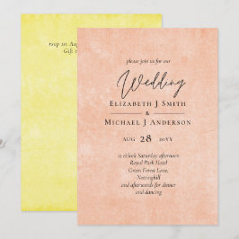 Casamento de Script Amarelo - Laranja - BUDGET